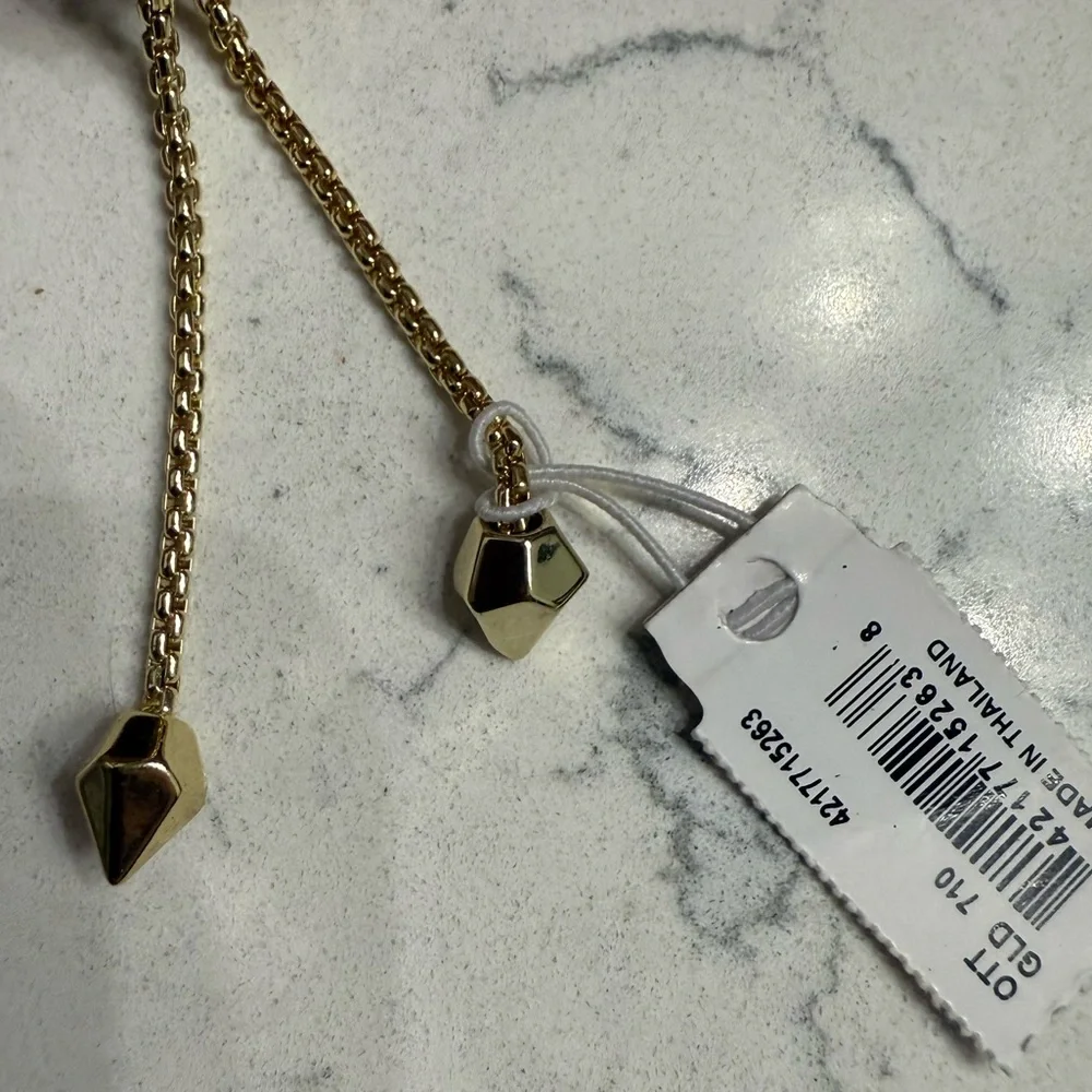 NWT Kendra Scott OTT beautiful Gold adjustable chain bracelet⭐️ Host Pick ⭐️ - Picture 5 of 9